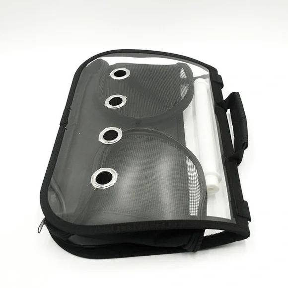 Bird Small Pets Carrier Breathable Travel Cage W/Perch Foldable Size Large New - Picture 11 of 13